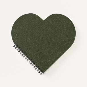 Custom Glitzer Heart Spiral Notebook Notizbuch