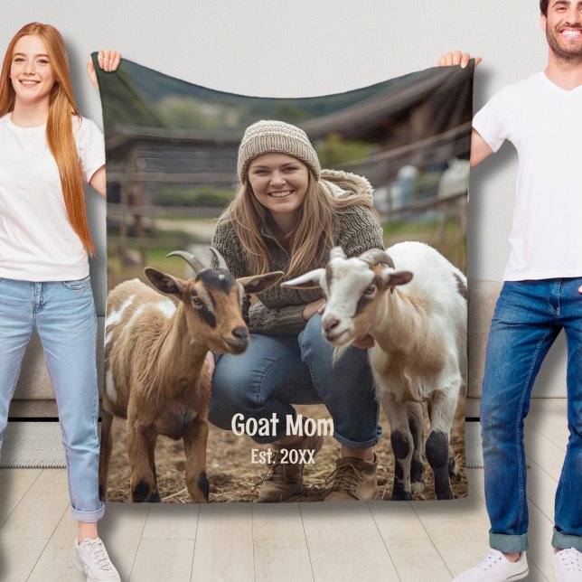 Custom Goat Mama Fleece Blanket Weihnachtsgeschenk (Von Creator hochgeladen)