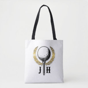 Custom Gold Golf Monogram Design