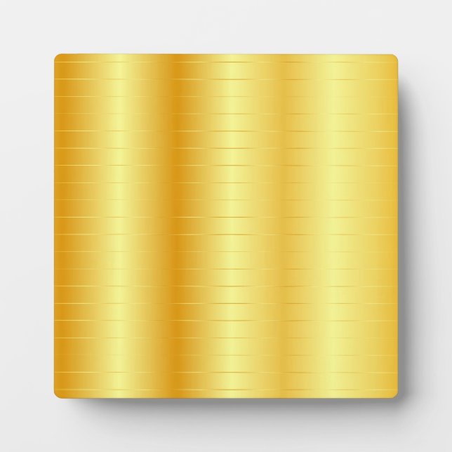 Custom Gold Look Elegant Trendy Template Classic Fotoplatte (Vorderseite)