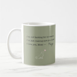 Custom Golden Retriever Photo Mug I Love You Mom Kaffeetasse