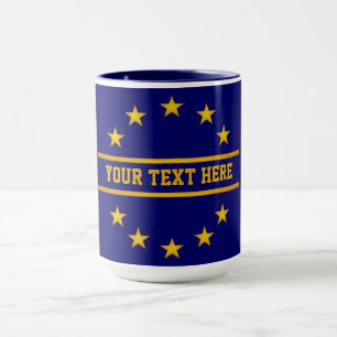 CUSTOM GOLDEN STARS Tasse - wählen Sie Stil & Farb