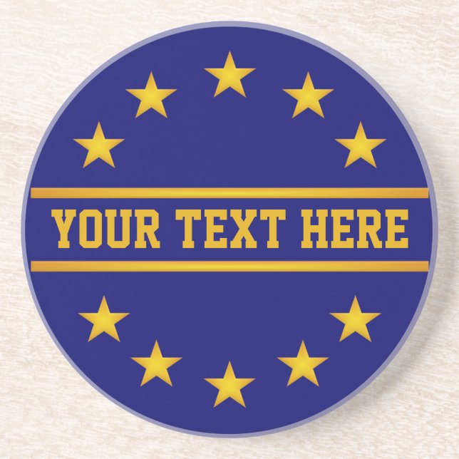 CUSTOM GOLDEN STARS Untersetzer (Vorne)