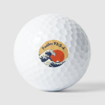 Custom Golf Ball Set - Psalm christliches Geschenk