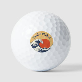 Custom Golf Ball Set - Psalm christliches Geschenk