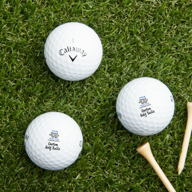 Custom Golf Balls, Geschenk für Vater Personalisie Golfball (Insitu Gras)
