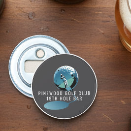 Custom Golf Bottle Opener, Personalized 19th Hole Flaschenöffner
