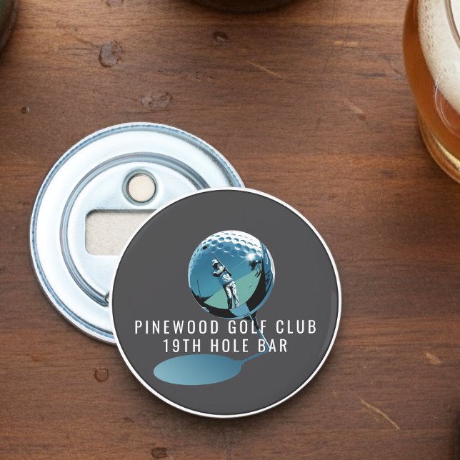 Custom Golf Bottle Opener, Personalized 19th Hole  Flaschenöffner (Von Creator hochgeladen)