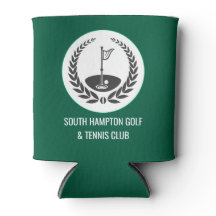 Custom Golf Club Can Cooler mit Award Flag Icon -