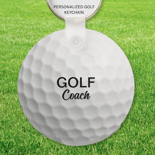 Custom Golf Coach Keepake Schlüsselanhänger (Custom Golf Coach Keepsake Keychain)