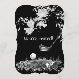Custom Golf Course Geburtstagsparty Einladung