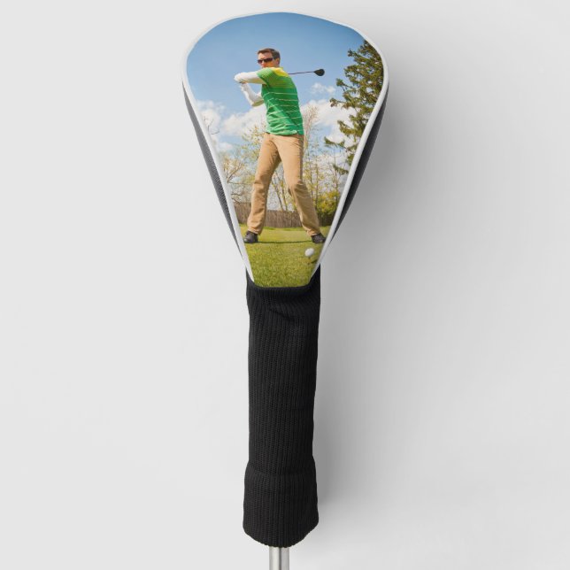 Custom Golf Golfer Foto Golf Headcover (Vorderseite)