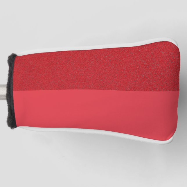Custom Golf Head Cover - Lärm Red Top Halbierung Headcover (Vorderseite)