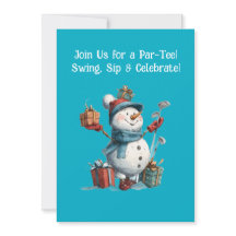 Custom Golf Lover Urlaub Einladung