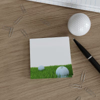 Custom Golf Monogram Golfer's Post it Notes
