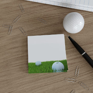Custom Golf Monogram Golfer's Post it Notes Post-it Klebezettel