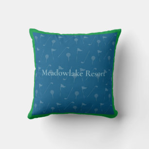 Custom Golf Resort Throw Kissen