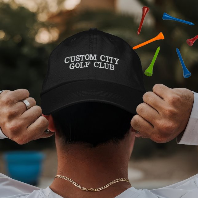 Custom Golf Team Player-Geschenk Bestickte Baseballkappe (Von Creator hochgeladen)