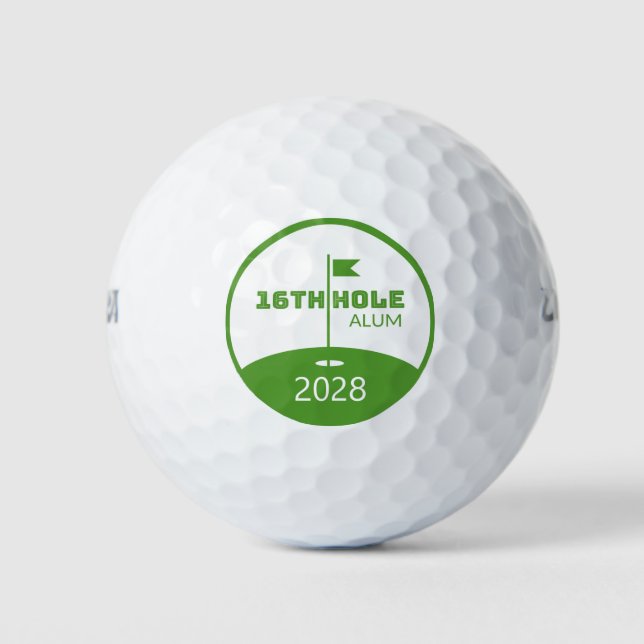 Custom Golf Turnier Green Golfball (Vorderseite)