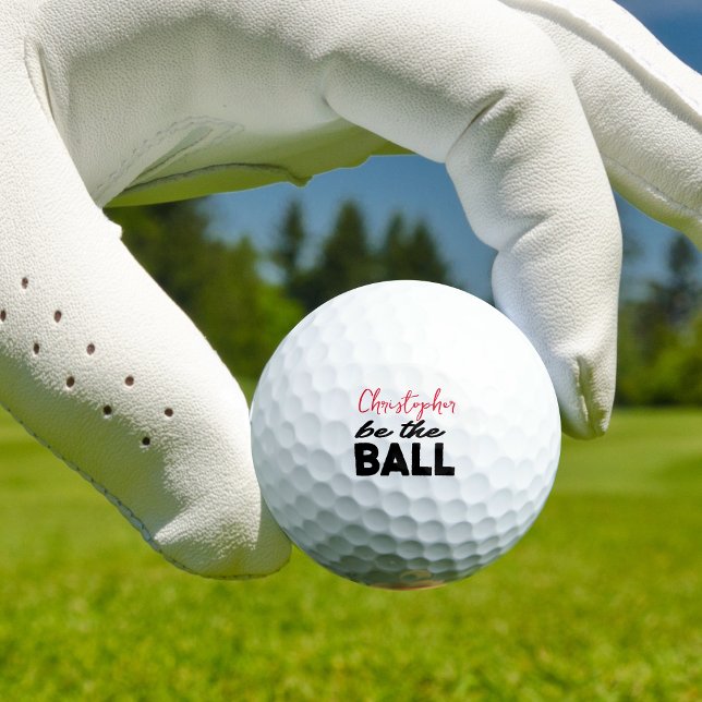 Custom Golfer Funny Mindset Mit Monogramm Golfball ( With a touch of humor and a dash of personalization, these golf balls not only bring a smile to you)