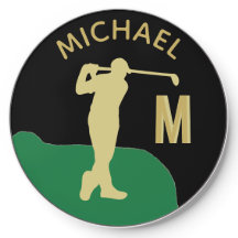 Custom Golfer Name Monogram Men-Sport