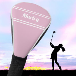 Custom Golfer Pro Sports Classic Ladys Chic Pink Golf Headcover