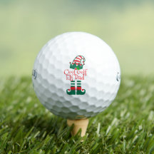 Custom Golfer Vater Elf Personalisierter Weihnacht