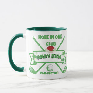 Custom Golfer Weihnachtsgeschenk, Personalisierter Tasse