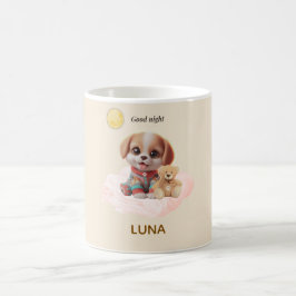 Custom Good Night Puppy Mug Kaffeetasse