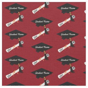 Custom Grad Cap und Diploma Stoff