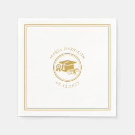 Custom Grad Party Paper Napkin Serviette
