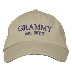 Custom Grammy Est. Geschenke für Oma Bestickte Baseballkappe