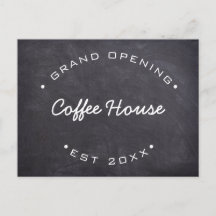 Custom Grand Opening Your Coffee House