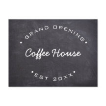 Custom Grand Opening Your Coffee House