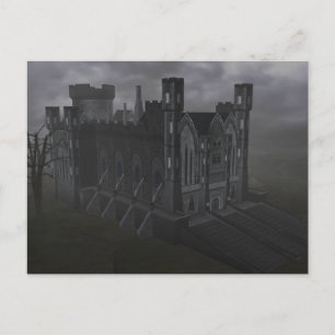 Custom Gray Castle Postcard Postkarte