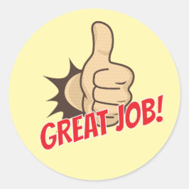 Custom “Great Job!” Teacher Reward Stickers