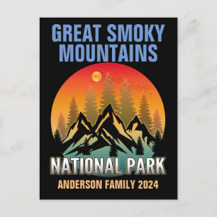 Custom Great Smoky Mountains National Park Postkarte