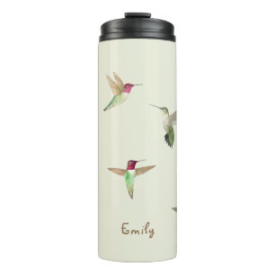 Custom Green Anna's Hummingbird Thermosbecher