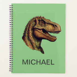 Custom Green Dinosaur T-Rex Tyrannosaurus 2025 Planer