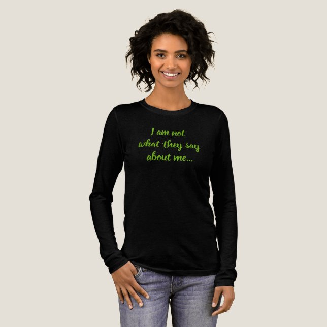 Custom GREEN I Am Tri-Blend Shirt (Volle Vorderseite)