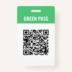 Custom Green Pass Covid Safe Ticket PVC Abzeichen Ausweis