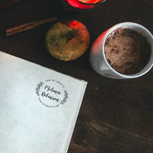 Custom Green Round botanical aus der Bibliothek