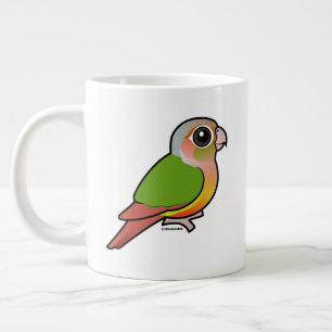 Custom Green Wake Conure Jumbo Tasse