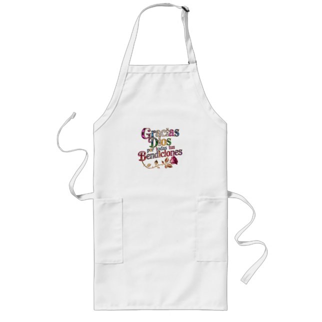 Custom Grill Master Apron – Long Fit with Pockets Lange Schürze (Vorne)