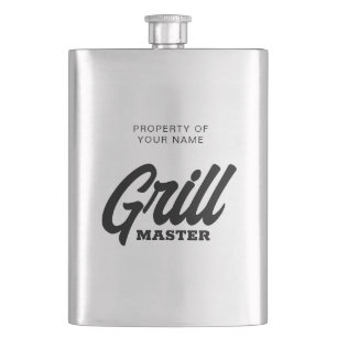 Custom Grill Master Drink Flasche GRILLEN Koch Flachmann