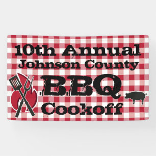 Custom GRILLEN Cook Off Backyard Picnic Banner