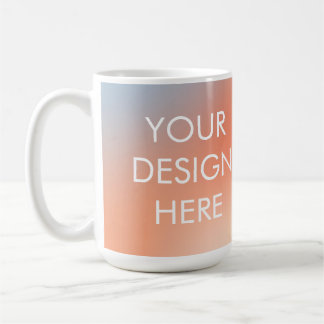 Custom Groovy Gradient Coffee Tasse