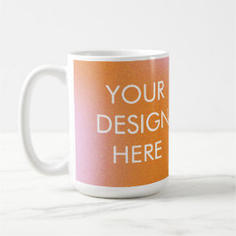 Custom Groovy Gradient Coffee Tasse