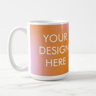 Custom Groovy Gradient Coffee Tasse
