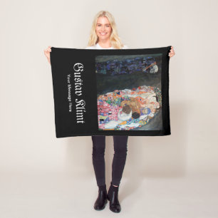 Custom Gustav Klimt Tod und Leben berühmt Fleecedecke